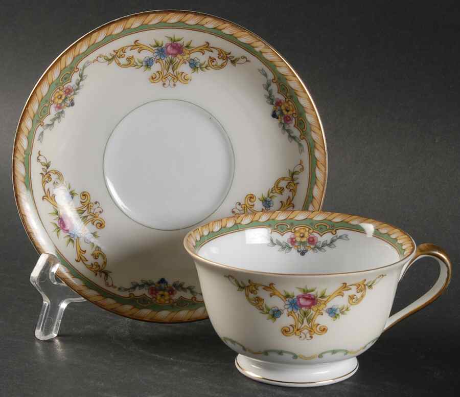 Acalon Footed Cup & Saucer Set by Noritake-1