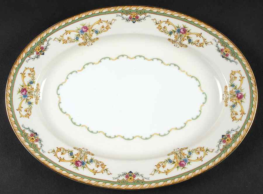 Acalon 11" Oval Serving Platter by Noritake-1