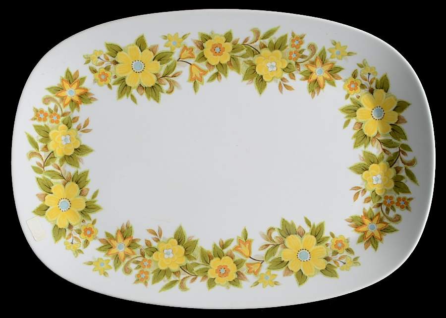 Acapulco 13" Oval Serving Platter by Noritake-1