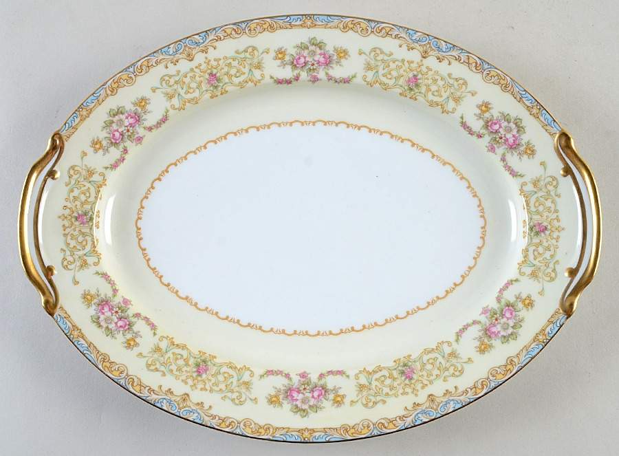 Ackley 11" Oval Serving Platter by Noritake-1