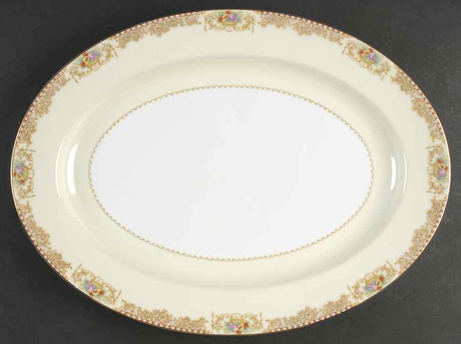 Acton 16" Oval Serving Platter by Noritake-1