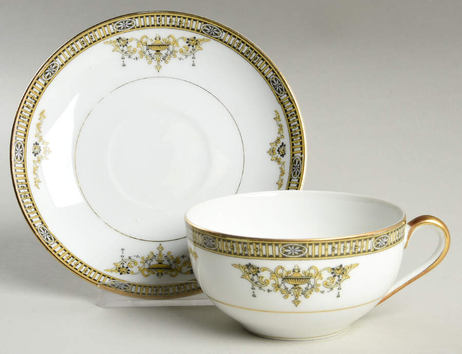 Adams Flat Demitasse Cup & Saucer Set by Noritake-1