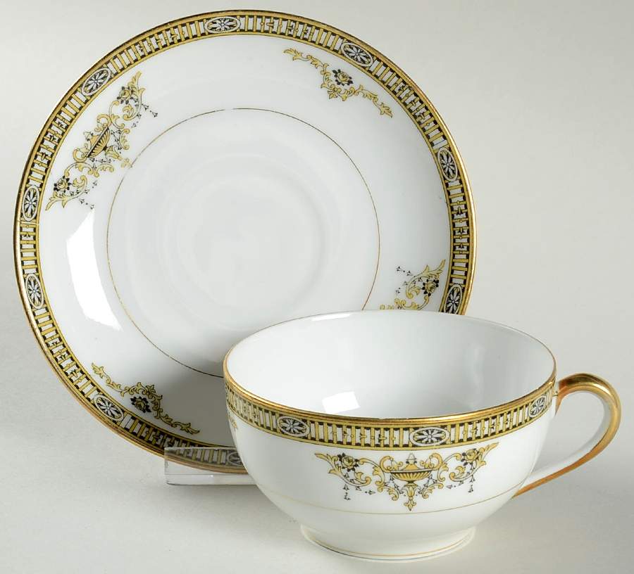 Adams Flat Cup & Saucer Set by Noritake-1