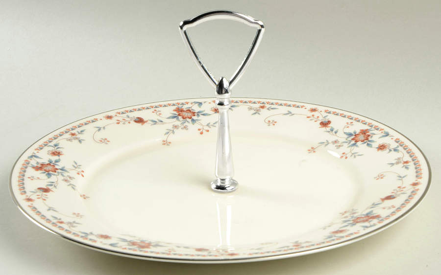 Adagio Round Serving Plate with Handle (DP) by Noritake-1