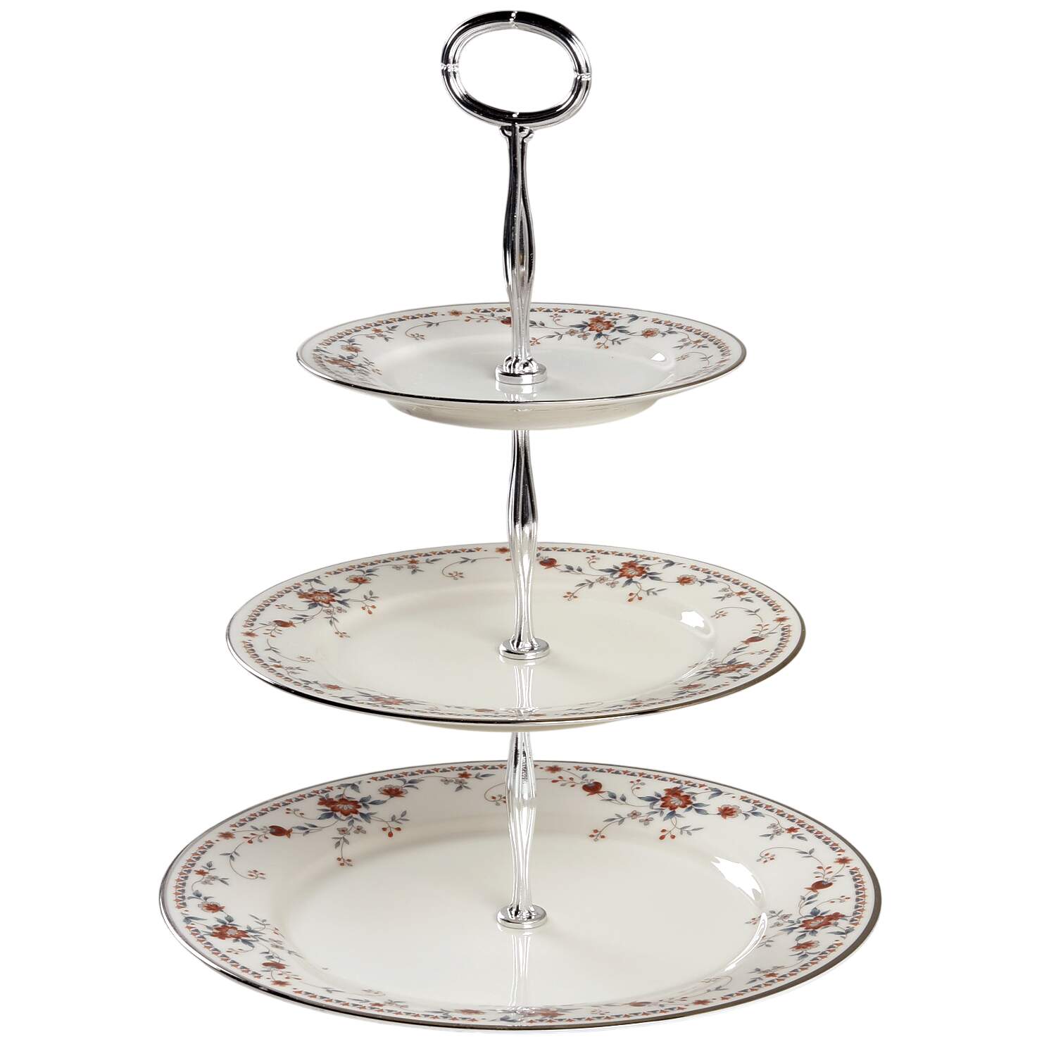 Adagio 13 7/8"-14 1/4" 3-Tiered Serving Tray(DP,SP,BB) HC by Noritake-1