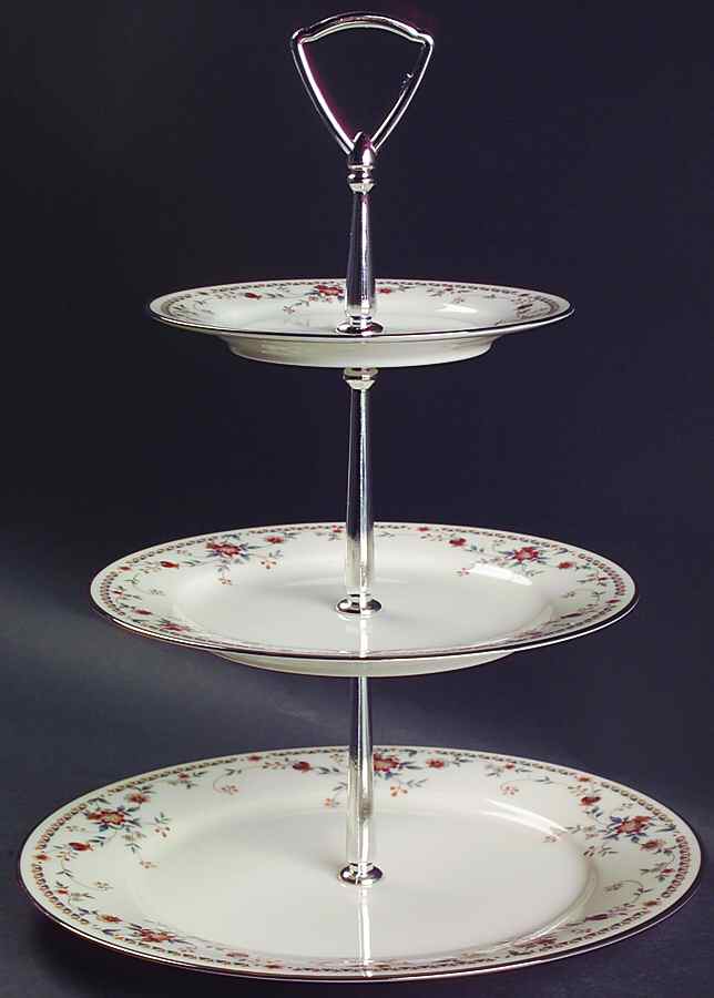 Adagio 3-Tiered Serving Tray (DP, SP, BB) by Noritake-1