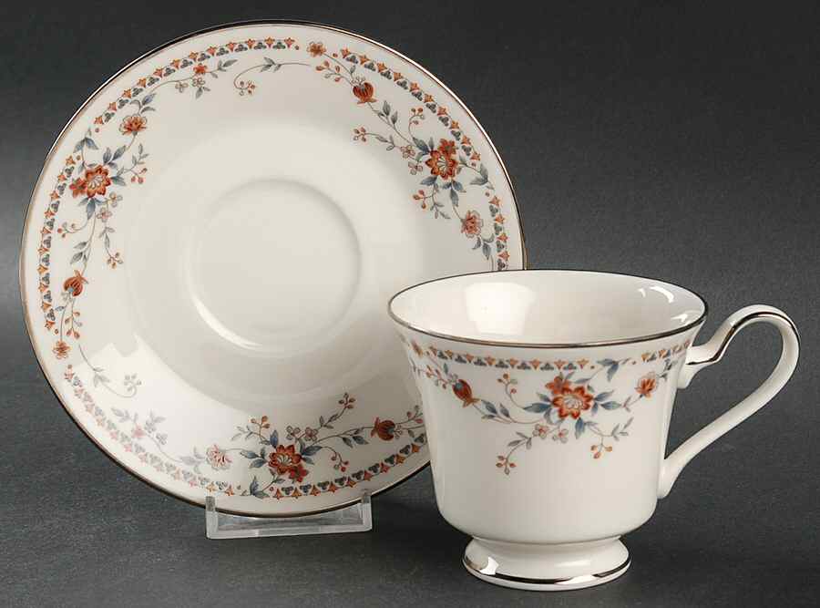 Adagio Footed Cup & Saucer Set by Noritake-1