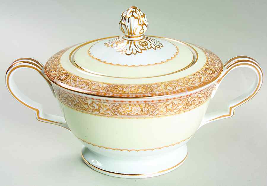 Adelpha Sugar Bowl & Lid by Noritake-1
