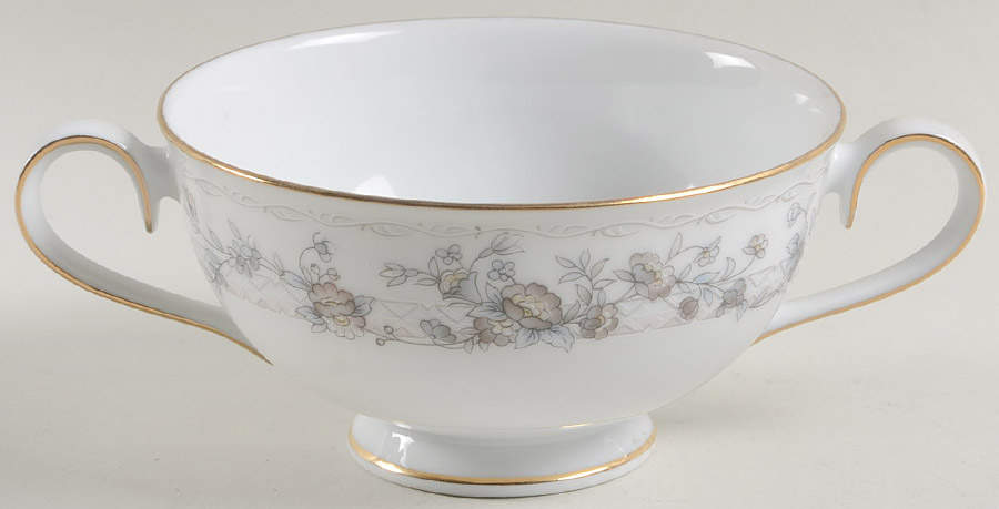 Adoration Footed Cream Soup Bowl by Noritake-1