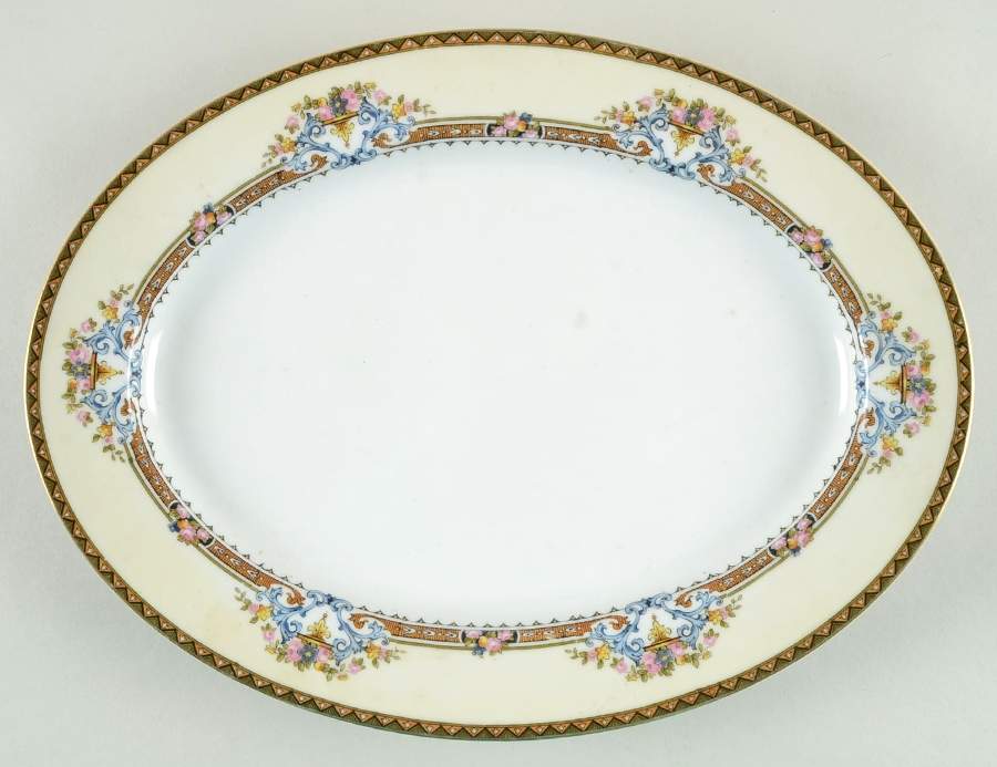 Adonis 13" Oval Serving Platter by Noritake-1