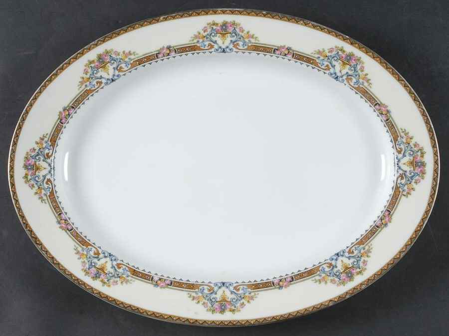 Adonis 16" Oval Serving Platter by Noritake-1