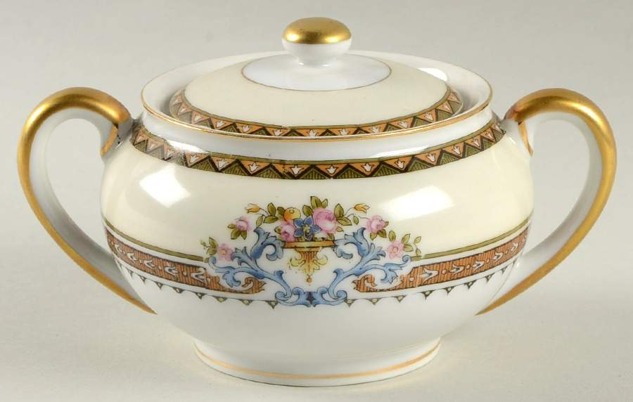 Adonis Sugar Bowl & Lid by Noritake-1