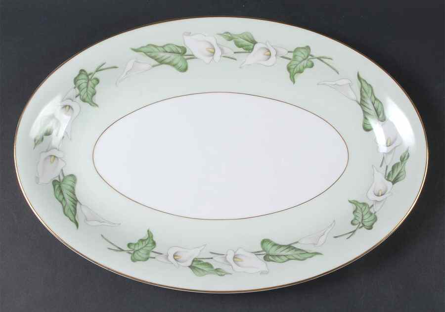 Adrienne 16" Oval Serving Platter by Noritake-1