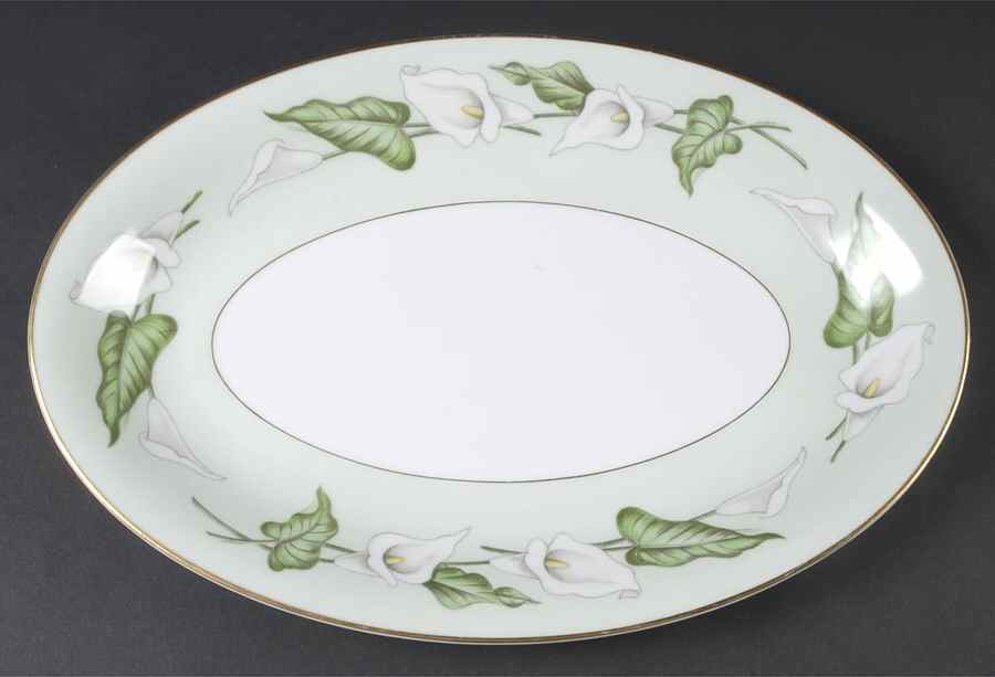 Adrienne 14" Oval Serving Platter by Noritake-1