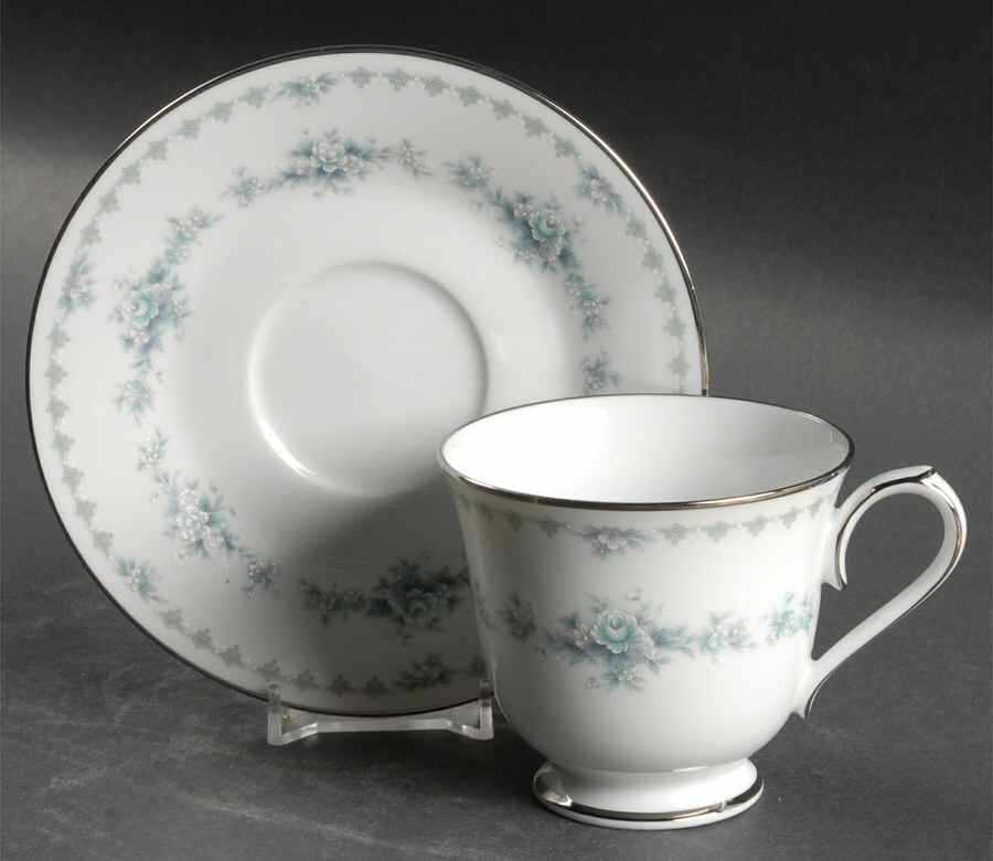 Adrienne Footed Cup & Saucer Set by Noritake-1