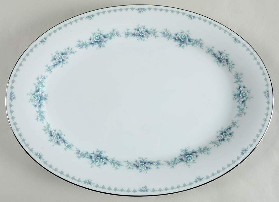 Adrienne 16" Oval Serving Platter by Noritake-1
