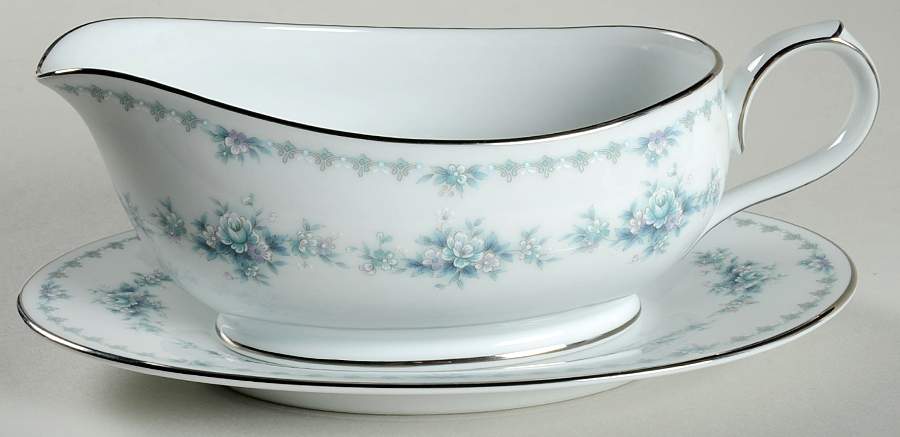 Adrienne Gravy Boat & Underplate by Noritake-1