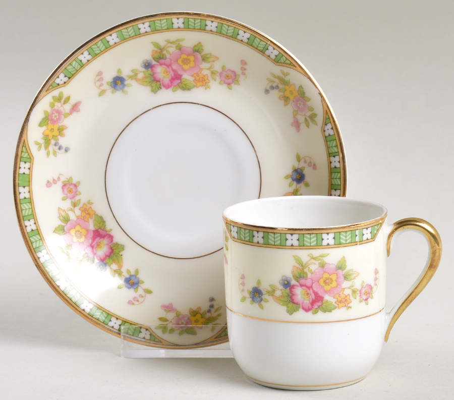 Adrian Flat Demitasse Cup & Saucer Set by Noritake-1