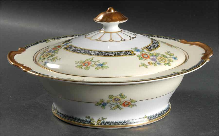 Adriatic Round Covered Vegetable by Noritake-1