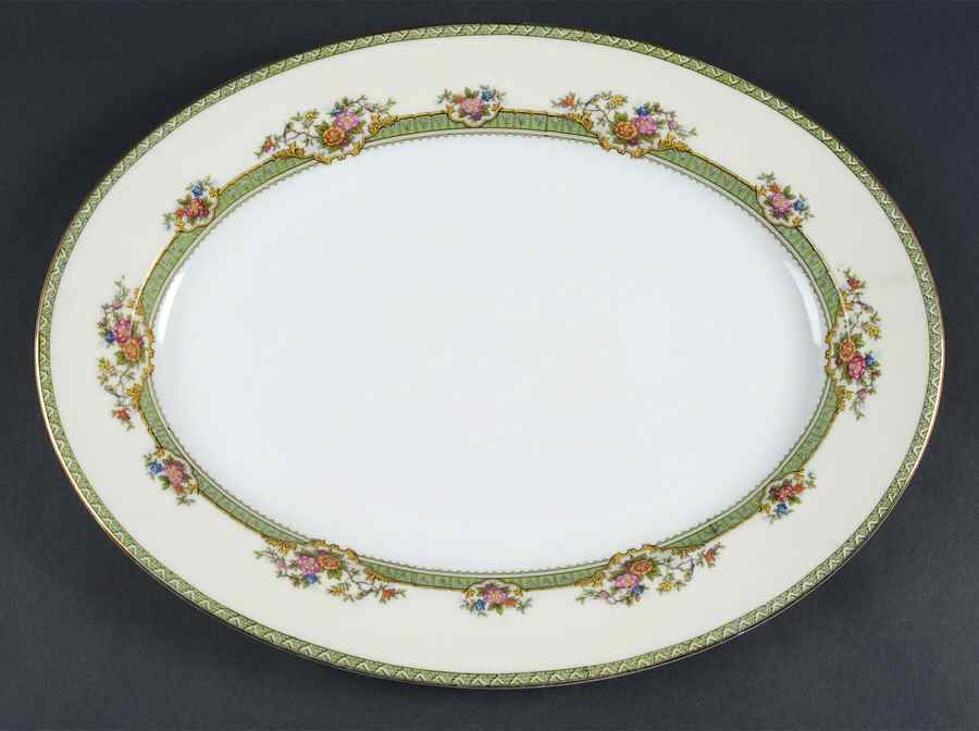 Aeolian 16" Oval Serving Platter by Noritake-1