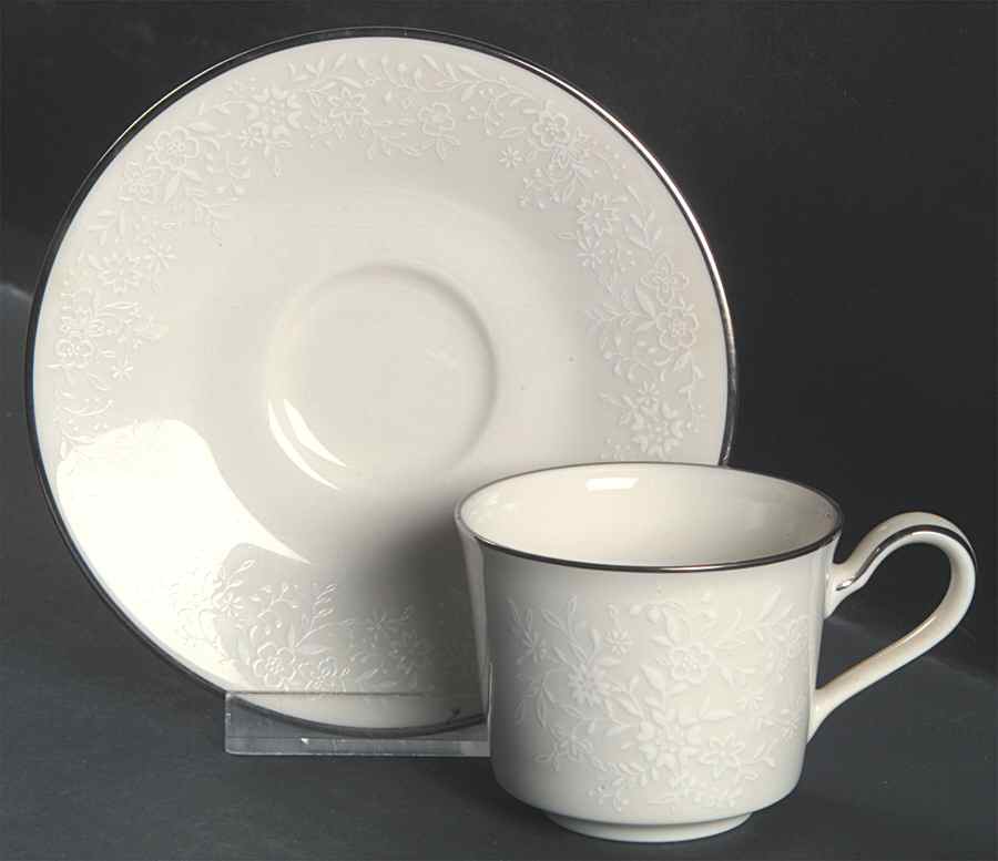 Affection Flat Demitasse Cup & Saucer Set by Noritake-1