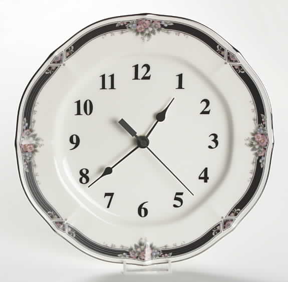 Afton 1-2" depth  Clock Plate HC by Noritake-1