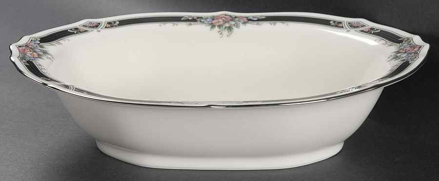 Afton 10" Oval Vegetable Bowl by Noritake-1