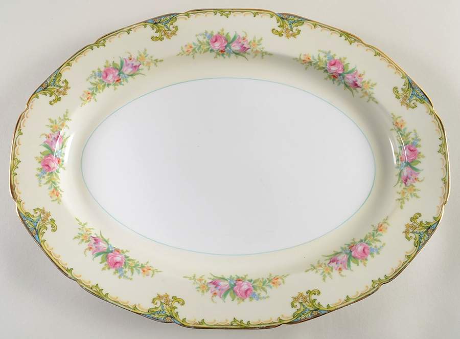 Afton 16" Oval Serving Platter by Noritake-1