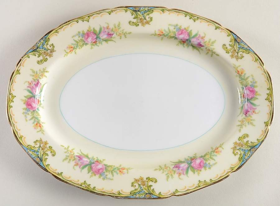 Afton 11" Oval Serving Platter by Noritake-1