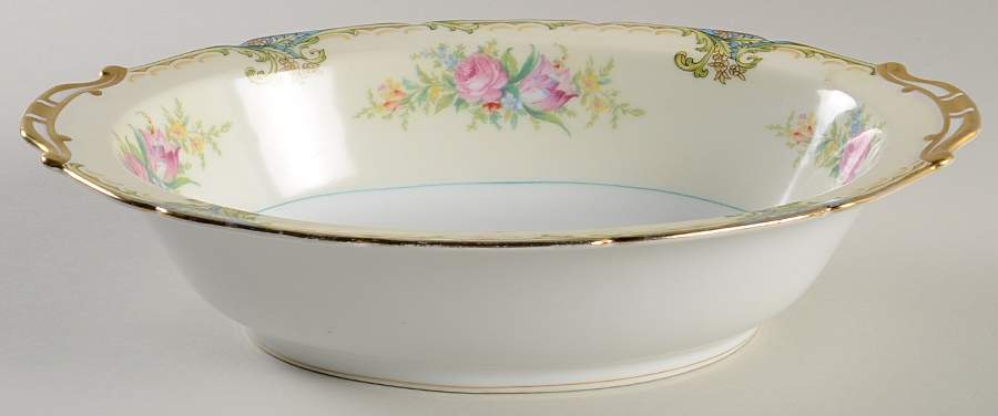 Afton 10" Oval Vegetable Bowl by Noritake-1