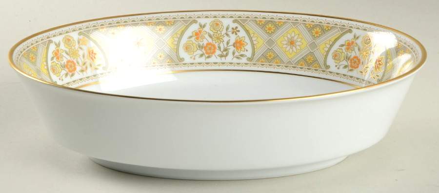 Aida 9" Oval Vegetable Bowl by Noritake-1