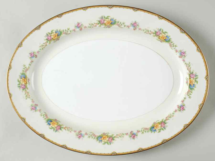 Aileen 16" Oval Serving Platter by Noritake-1