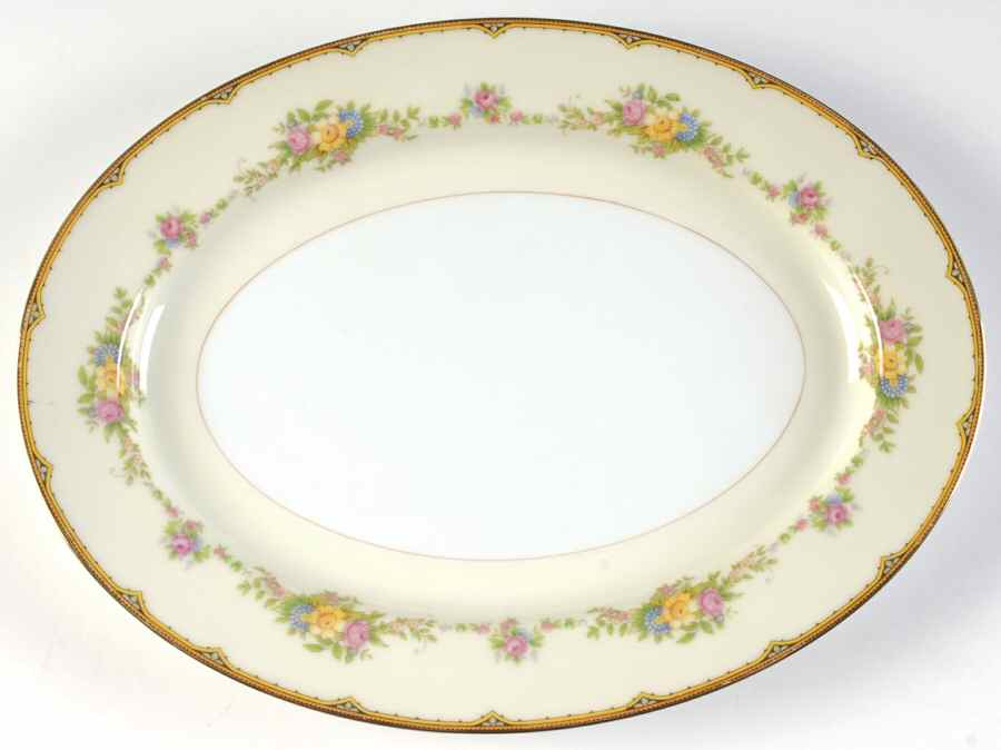 Aileen 13" Oval Serving Platter by Noritake-1