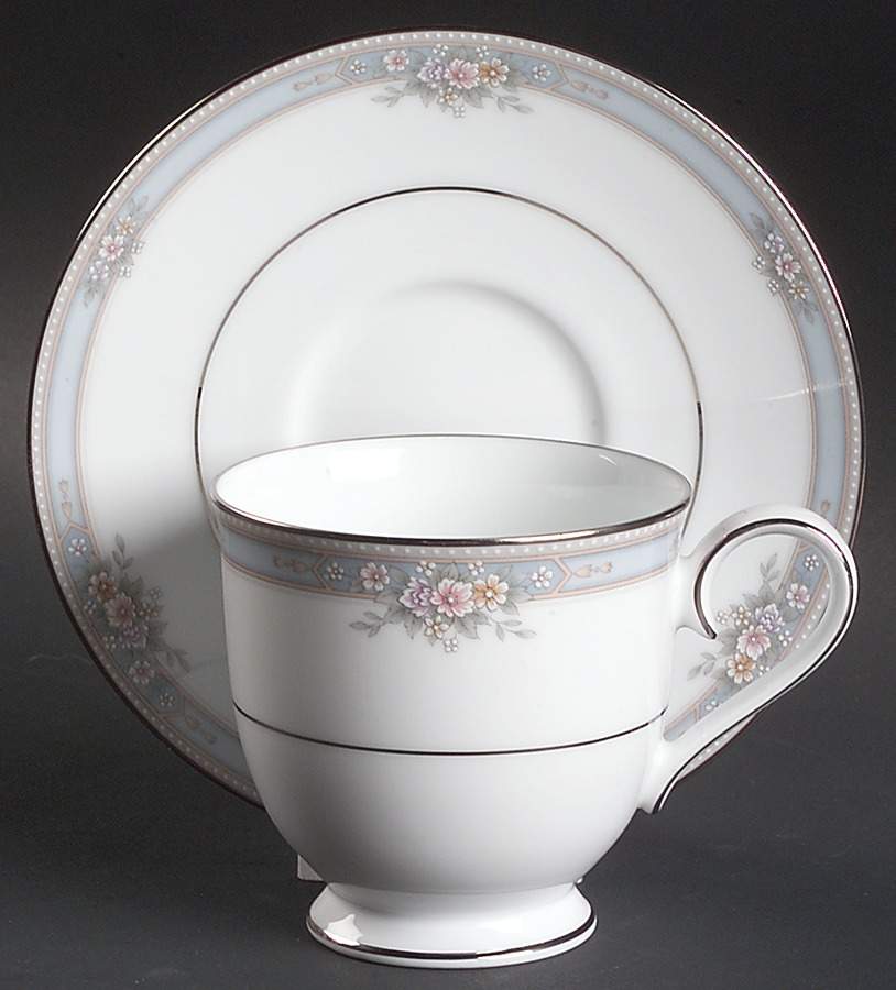 Ainsworth Footed Cup & Saucer Set by Noritake-1