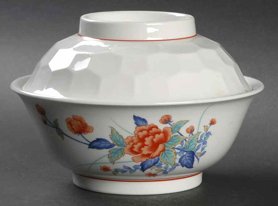 Akaye Covered Soup has Cereal Base & Fruit Bowl Cover by Noritake-1