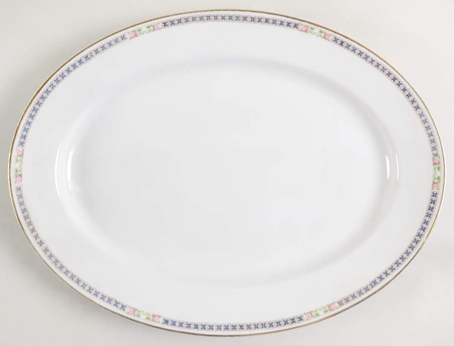 The Alais 14" Oval Serving Platter by Noritake-1