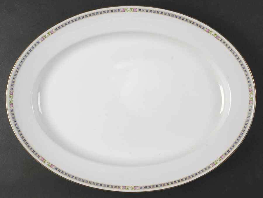 The Alais 16" Oval Serving Platter by Noritake-1