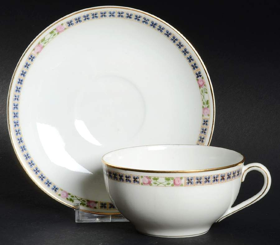 The Alais Flat Cup & Saucer Set by Noritake-1