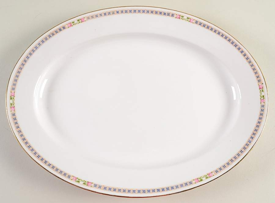 The Alais 13" Oval Serving Platter by Noritake-1