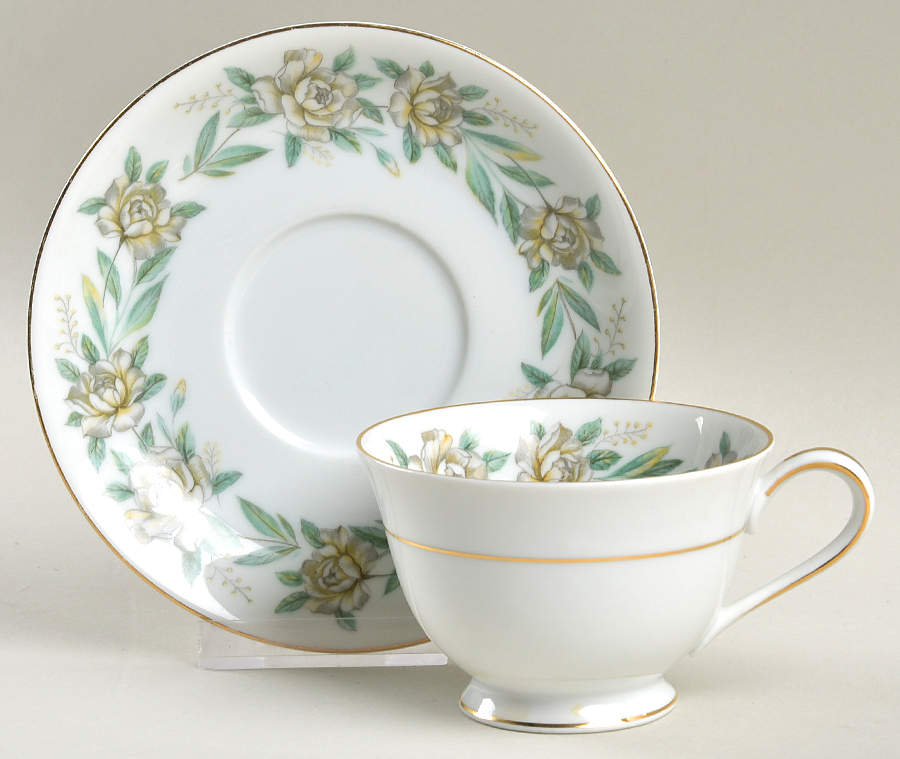 Alameda Footed Cup & Saucer Set by Noritake-1