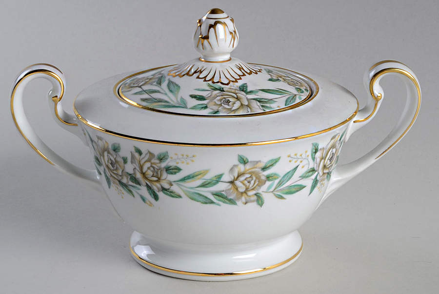 Alameda Sugar Bowl & Lid by Noritake-1