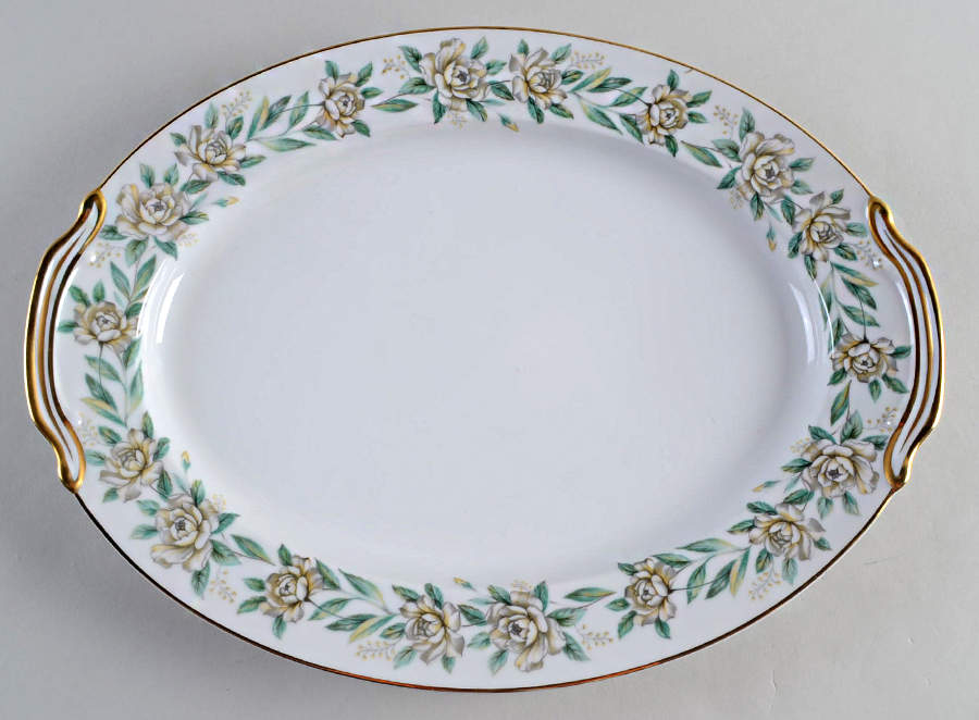 Alameda 13" Oval Serving Platter by Noritake-1