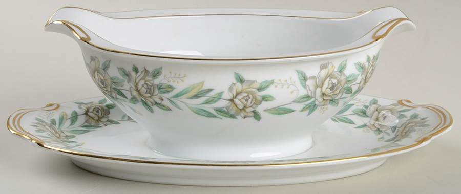 Alameda Gravy Boat with Attached Underplate by Noritake-1