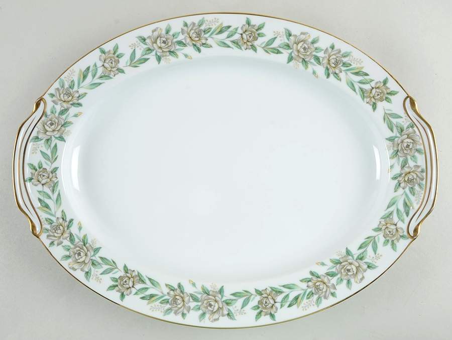 Alameda 16" Oval Serving Platter by Noritake-1