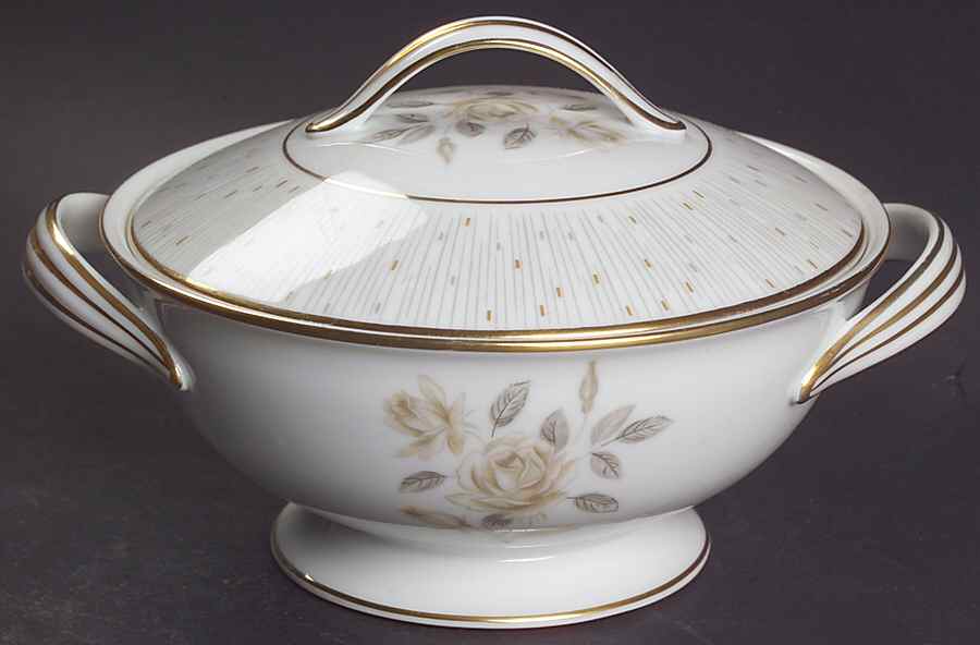 Alberta Sugar Bowl & Lid by Noritake-1