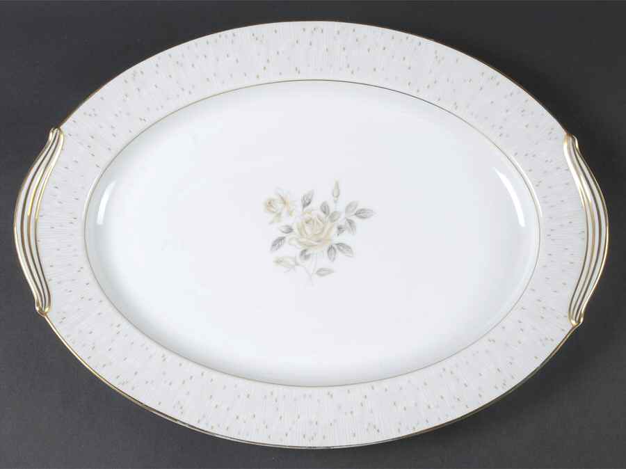 Alberta 16" Oval Serving Platter by Noritake-1