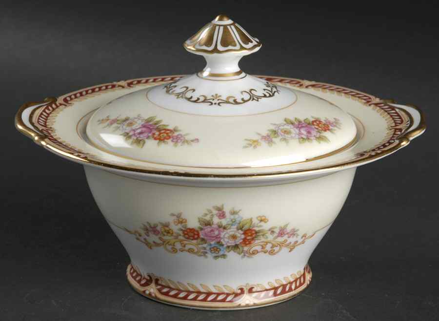 Alberta Sugar Bowl & Lid by Noritake-1