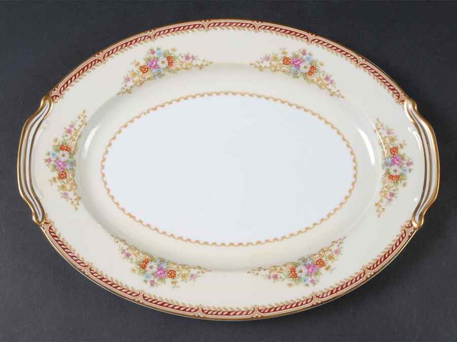 Alberta 11" Oval Serving Platter by Noritake-1