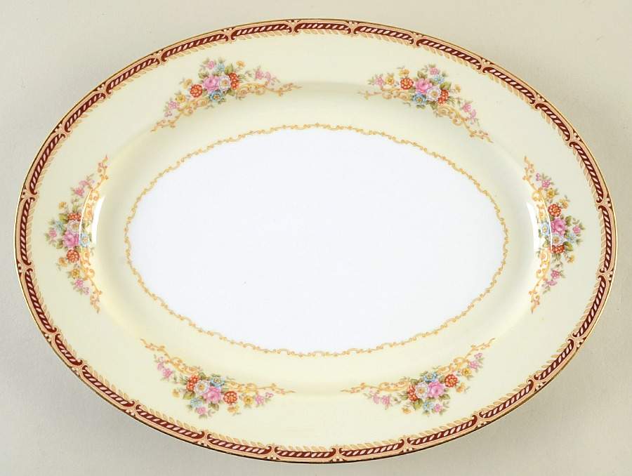 Alberta 13" Oval Serving Platter by Noritake-1