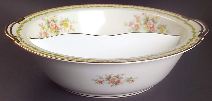 Alcona 10" Round Divided Vegetable Bowl by Noritake-1